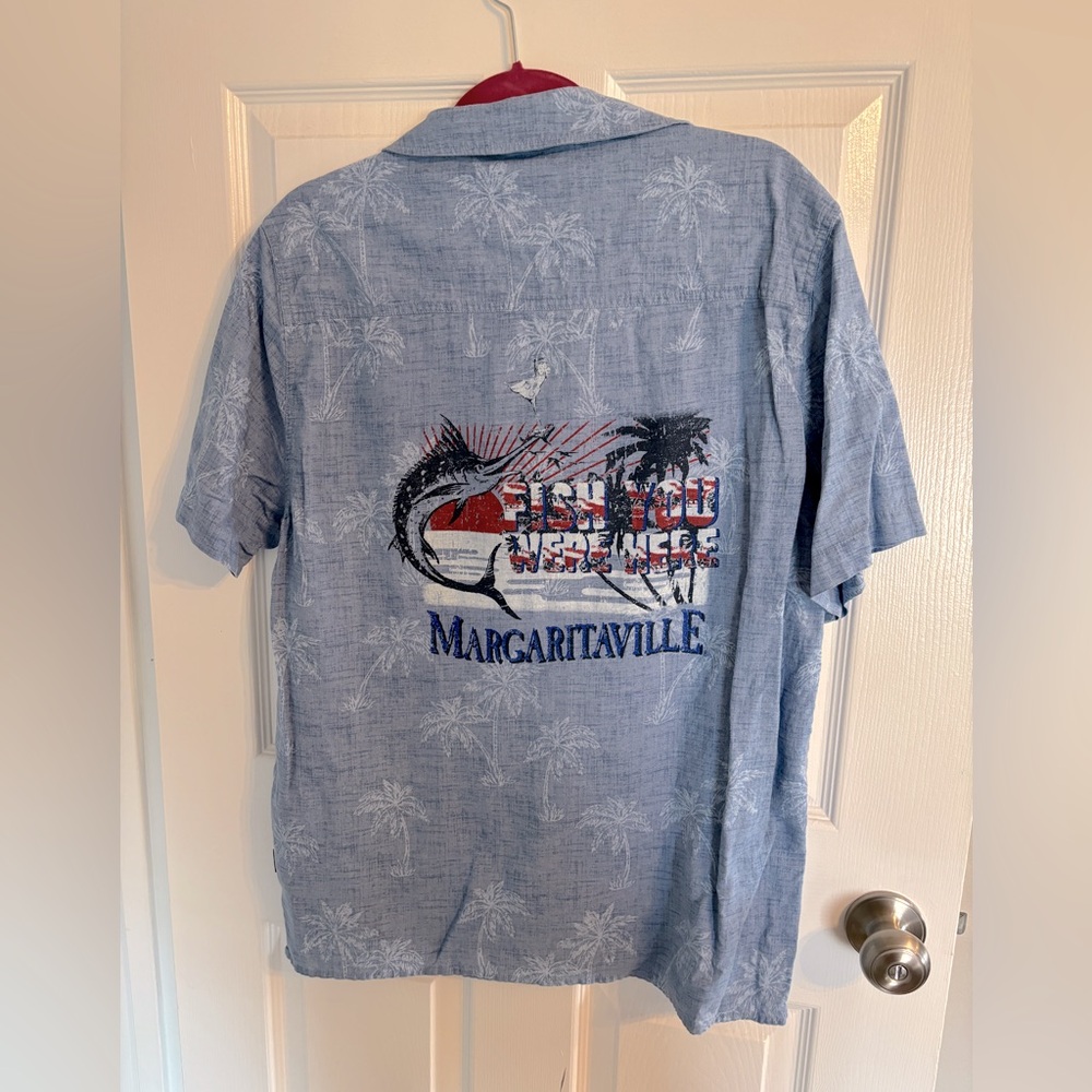 Margaritaville Short Sleeve Graphic Button Down